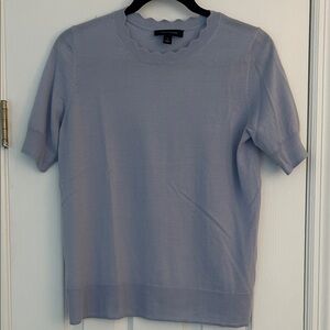 Ann Taylor Light Blue Crew Neck Sweater